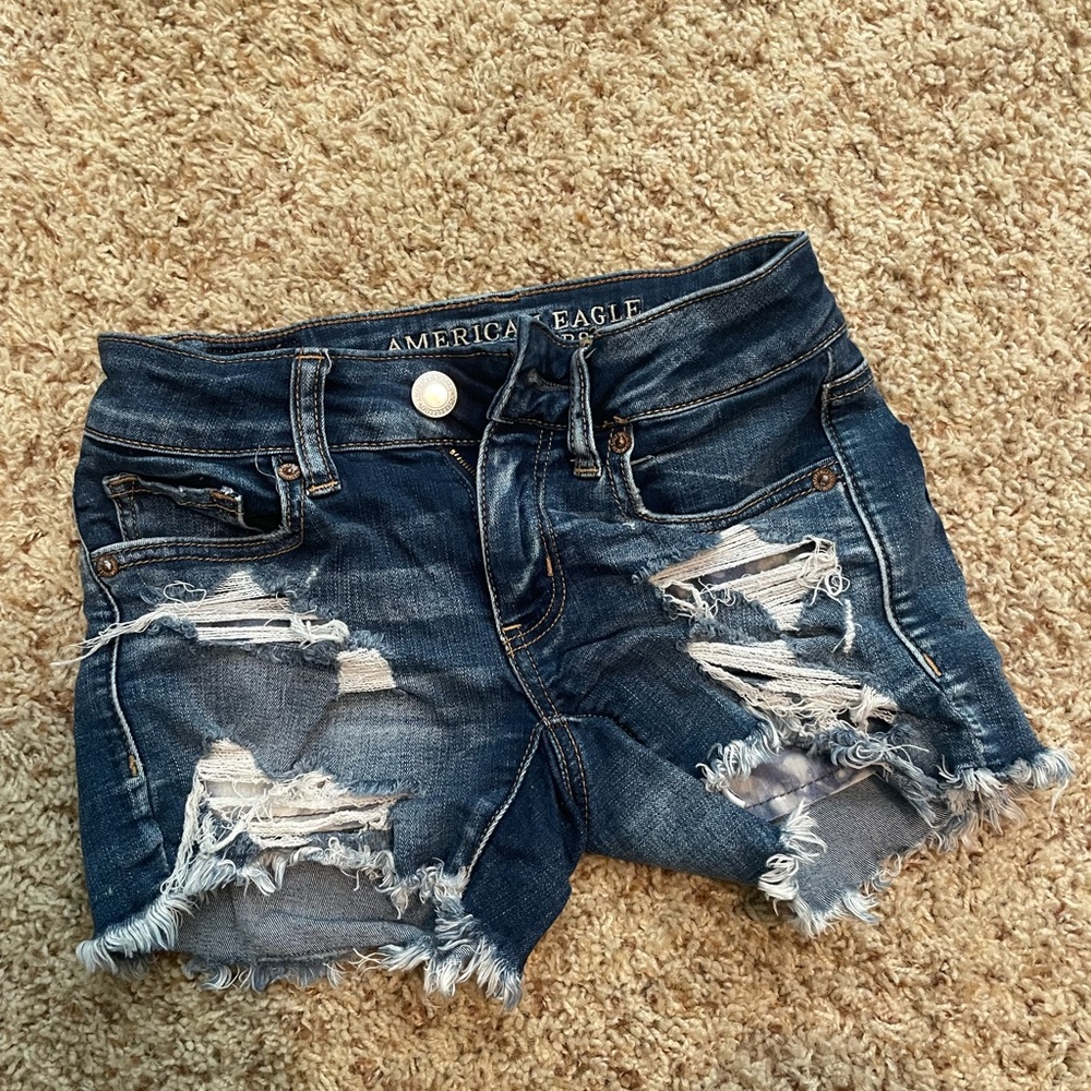american eagle jean shorts